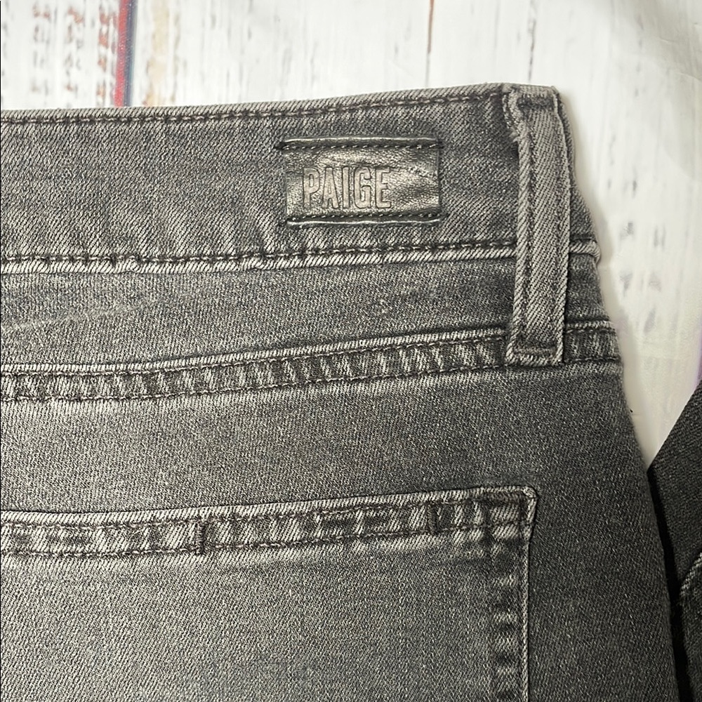 PAIGE Black Skinny Jeans Stretchy Denim - Picture 5 of 11